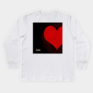 Heart Love Kids Long Sleeve T-Shirt